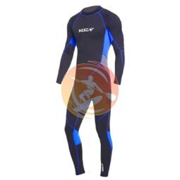 Гидрокостюм мужской для плавания черно-синий HiSEA M011